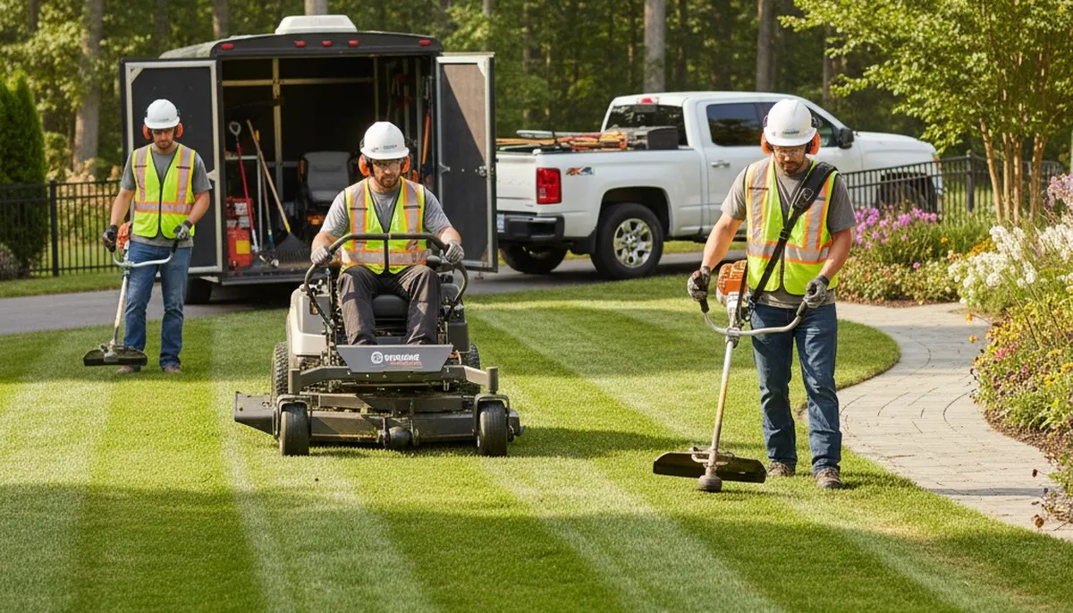 Arbor Tree Care crew providing lawn care services in Royal Oak, MI