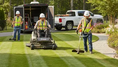 Arbor Tree Care crew providing lawn care services in Royal Oak, MI