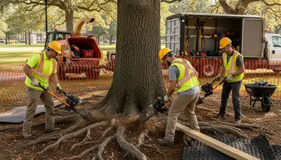 Royal Oak, MI tree service protecting roots for healthier, more stable trees