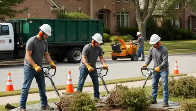 Shrub removal service in Royal Oak, MI for overgrown landscape maintenance on local properties