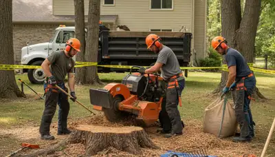 Stump removal service in Royal Oak, MI for safe, thorough tree stump extraction