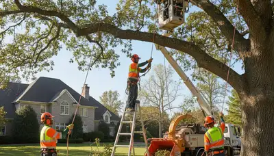 Royal Oak, MI arborist pruning tree branches for safer, healthier growth