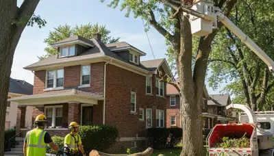 Tree service crew handling tree care in Royal Oak, MI